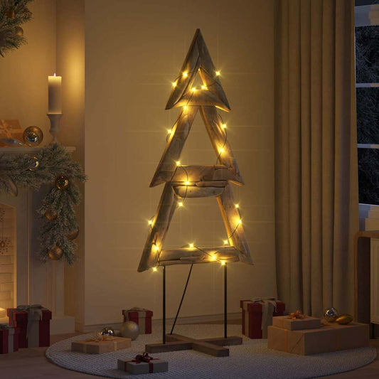 Kerstboom met standaard Bruin 181 cm Massief teakhout is nu te koop bij PeponiXL, paradijselijk wonen!