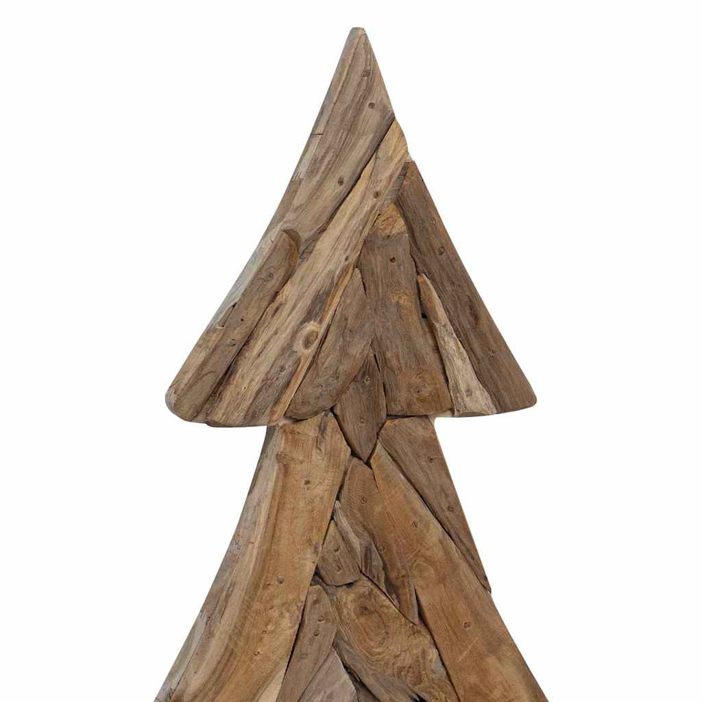 Kerstboom met standaard Bruin 151 cm Massief teakhout is nu te koop bij PeponiXL, paradijselijk wonen!