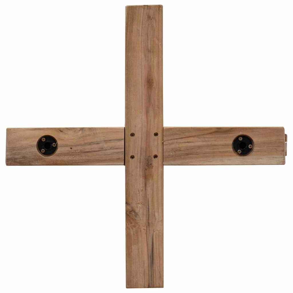 Kerstboom met standaard Bruin 151 cm Massief teakhout is nu te koop bij PeponiXL, paradijselijk wonen!
