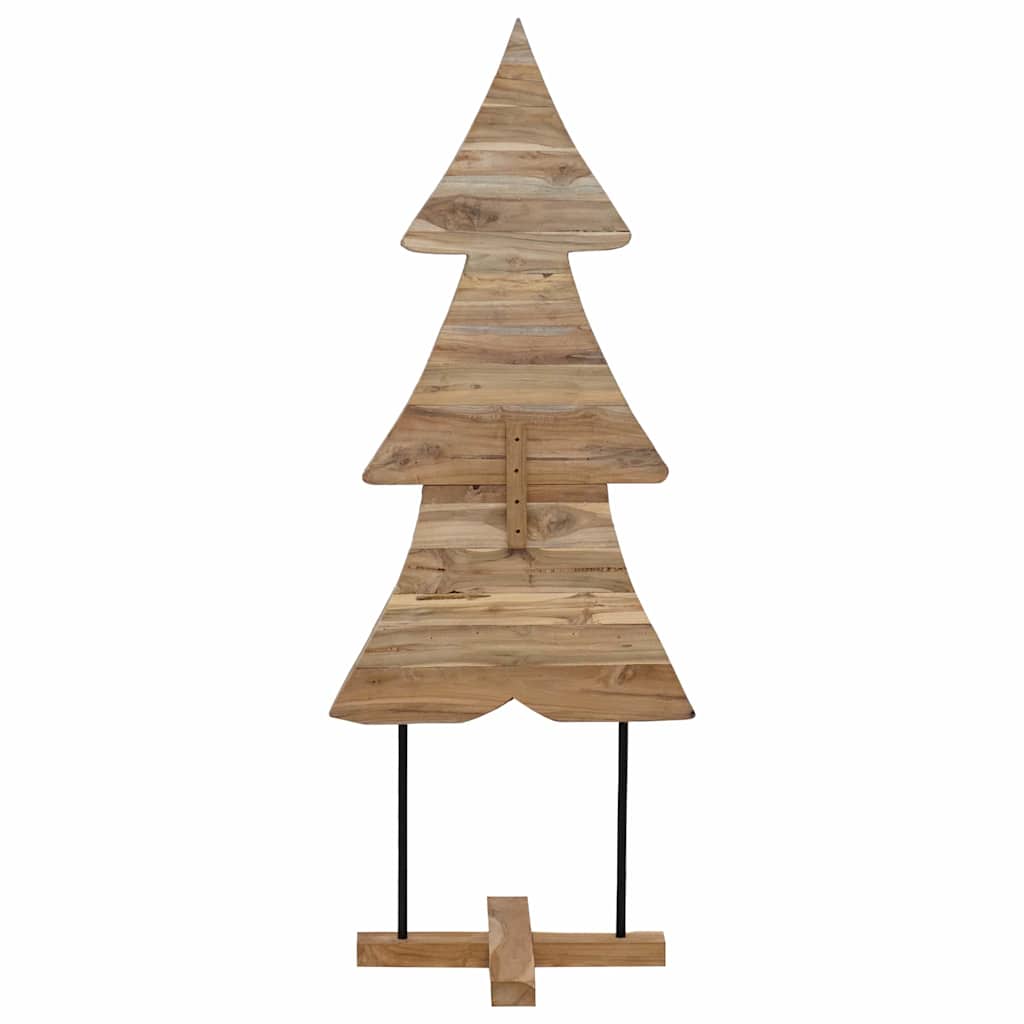 Kerstboom met standaard Bruin 151 cm Massief teakhout is nu te koop bij PeponiXL, paradijselijk wonen!