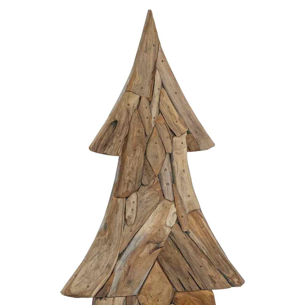 Kerstboom met standaard Bruin 181,5 cm Massief teakhout is nu te koop bij PeponiXL, paradijselijk wonen!