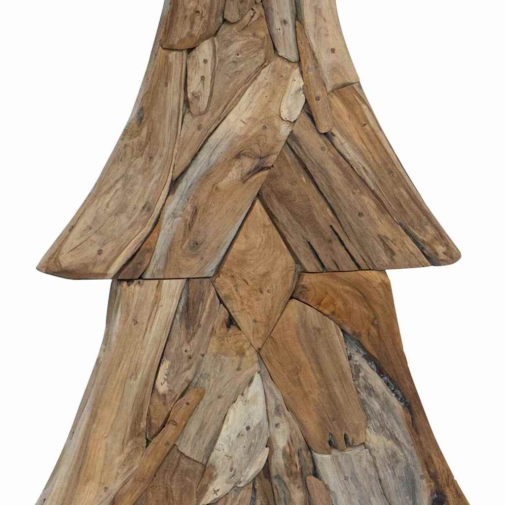 Kerstboom met standaard Bruin 181,5 cm Massief teakhout is nu te koop bij PeponiXL, paradijselijk wonen!