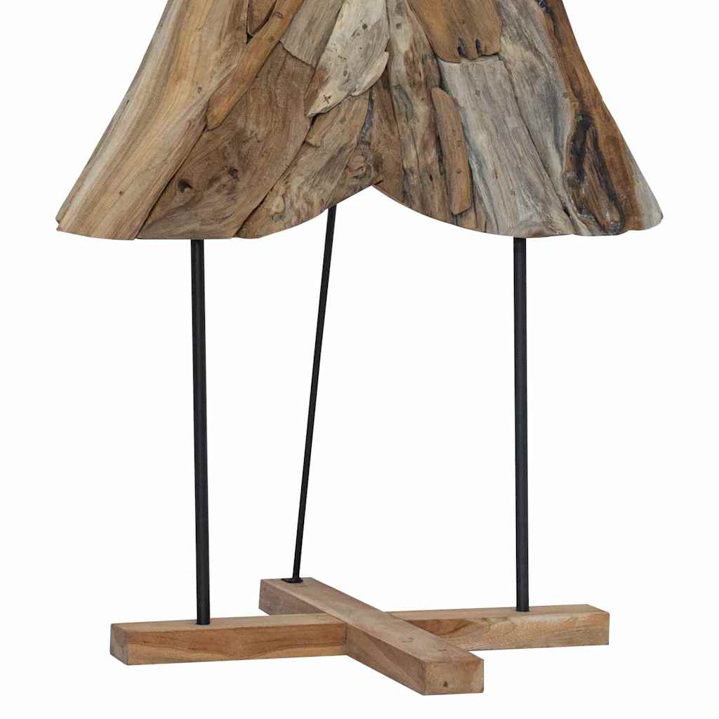 Kerstboom met standaard Bruin 181,5 cm Massief teakhout is nu te koop bij PeponiXL, paradijselijk wonen!