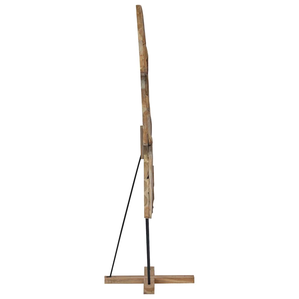 Kerstboom met standaard Bruin 181,5 cm Massief teakhout is nu te koop bij PeponiXL, paradijselijk wonen!