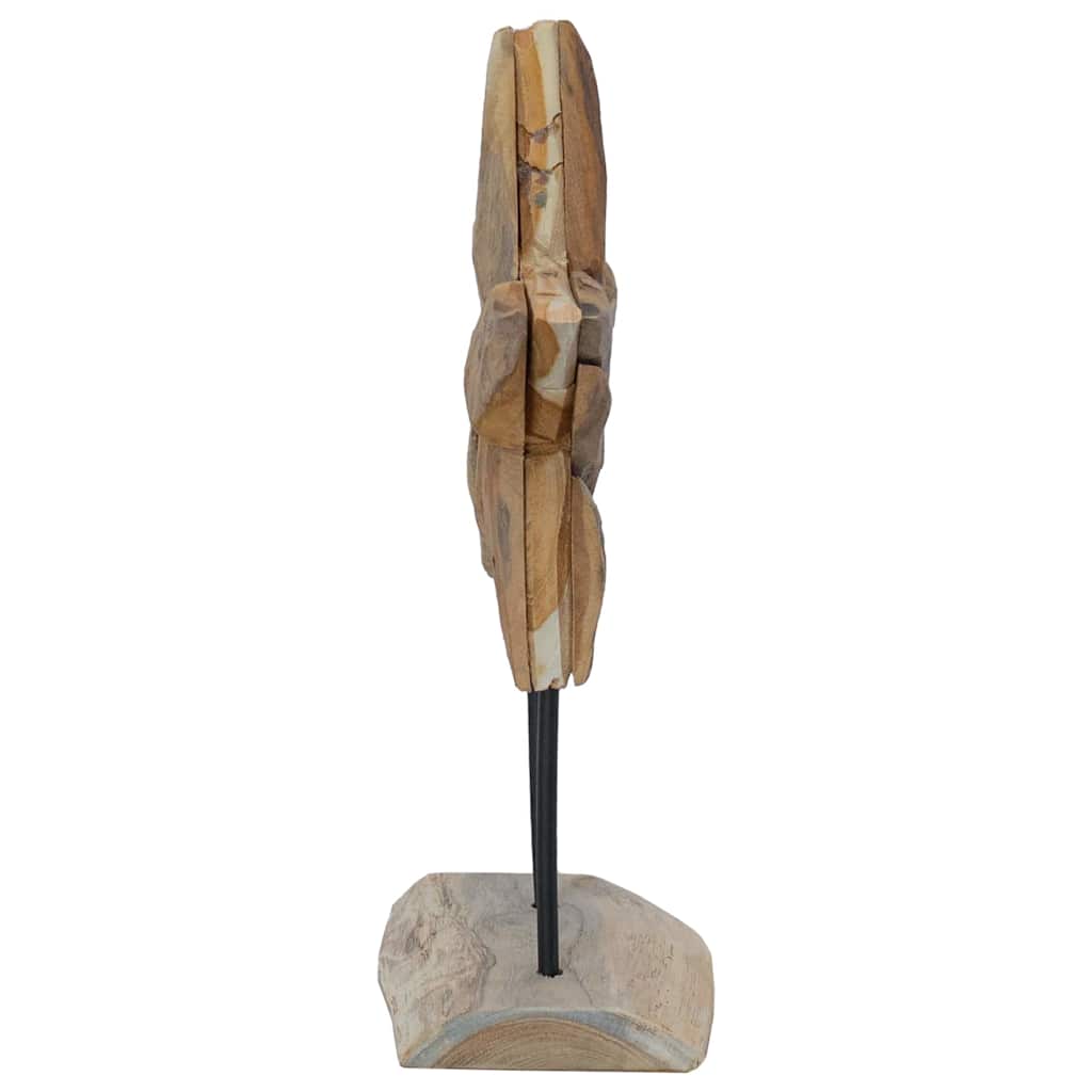 Kerstster Bruin 30 x 5 x 45 cm Massief Teakhout is nu te koop bij PeponiXL, paradijselijk wonen!