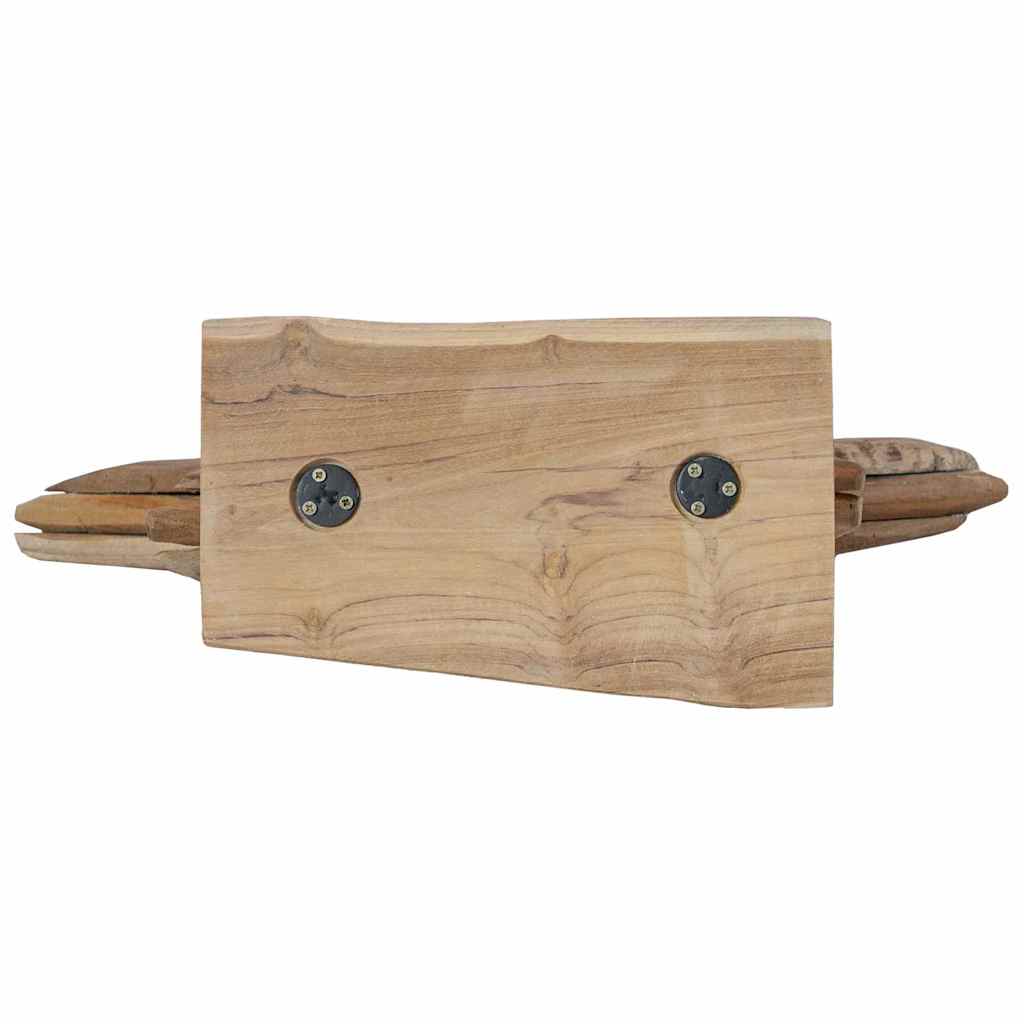 Kerstster Bruin 59,5 x 18 x 74 cm Massief Teakhout is nu te koop bij PeponiXL, paradijselijk wonen!