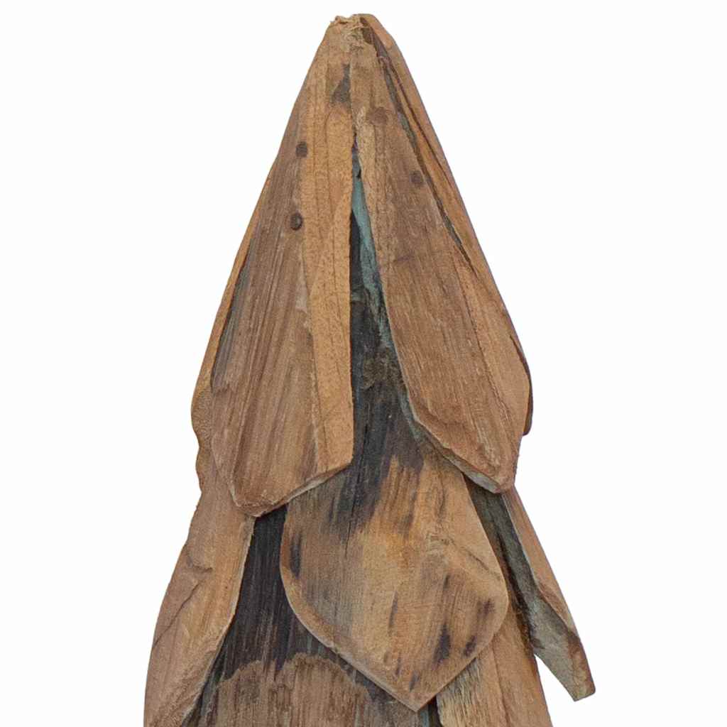Kerstboom met standaard Bruin 51 cm Massief teakhout is nu te koop bij PeponiXL, paradijselijk wonen!