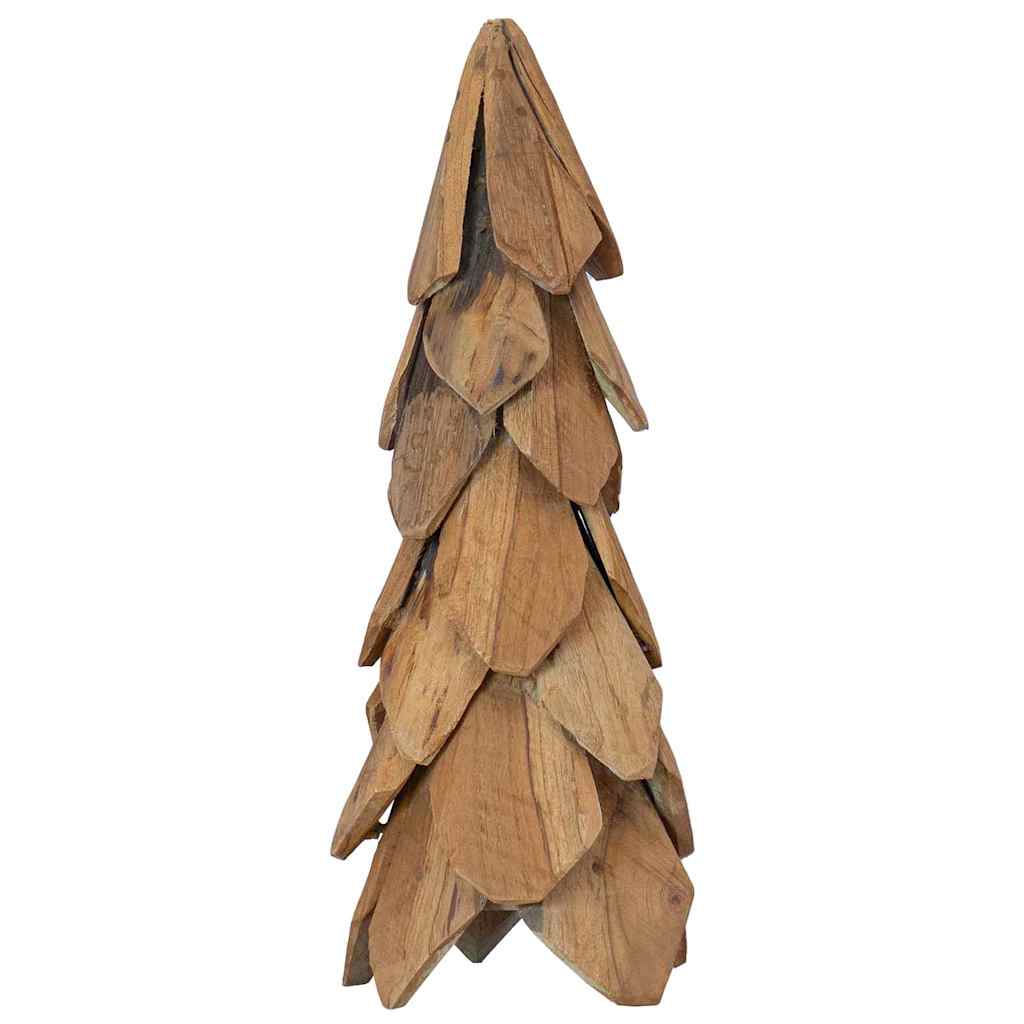Kerstboom met standaard Bruin 51 cm Massief teakhout is nu te koop bij PeponiXL, paradijselijk wonen!
