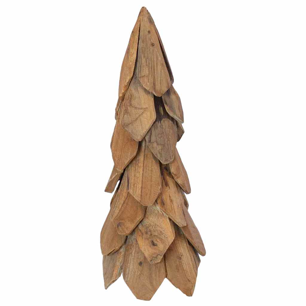 Kerstboom met standaard Bruin 51 cm Massief teakhout is nu te koop bij PeponiXL, paradijselijk wonen!