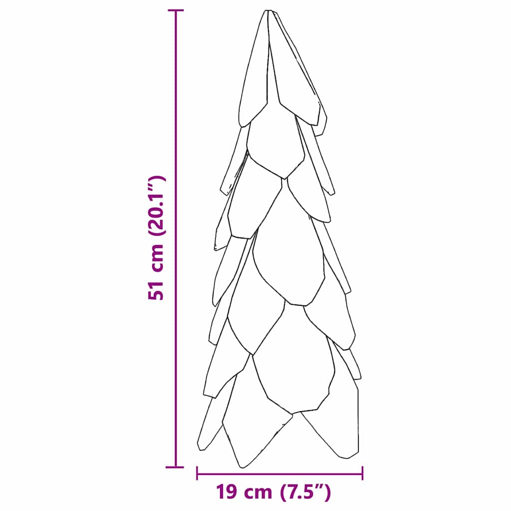 Kerstboom met standaard Bruin 51 cm Massief teakhout is nu te koop bij PeponiXL, paradijselijk wonen!