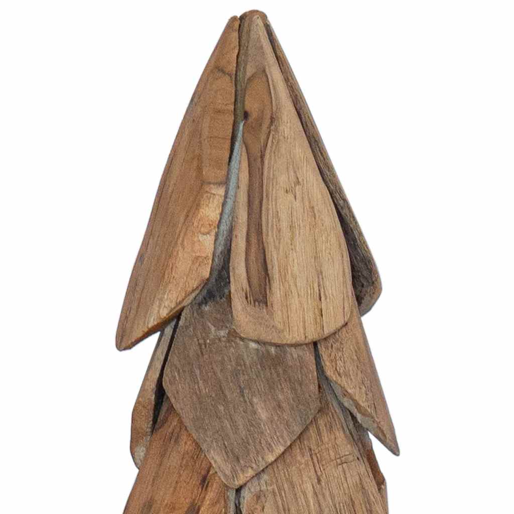 Kerstboom met standaard Bruin 80 cm Massief teakhout is nu te koop bij PeponiXL, paradijselijk wonen!