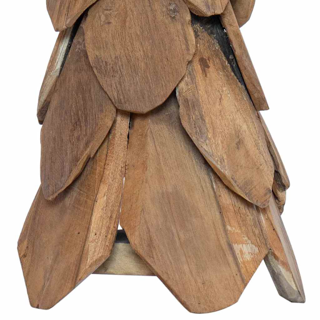 Kerstboom met standaard Bruin 80 cm Massief teakhout is nu te koop bij PeponiXL, paradijselijk wonen!