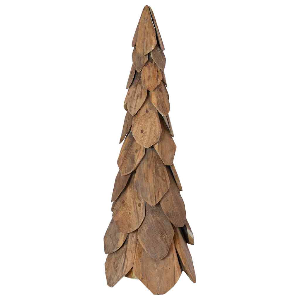 Kerstboom met standaard Bruin 80 cm Massief teakhout is nu te koop bij PeponiXL, paradijselijk wonen!