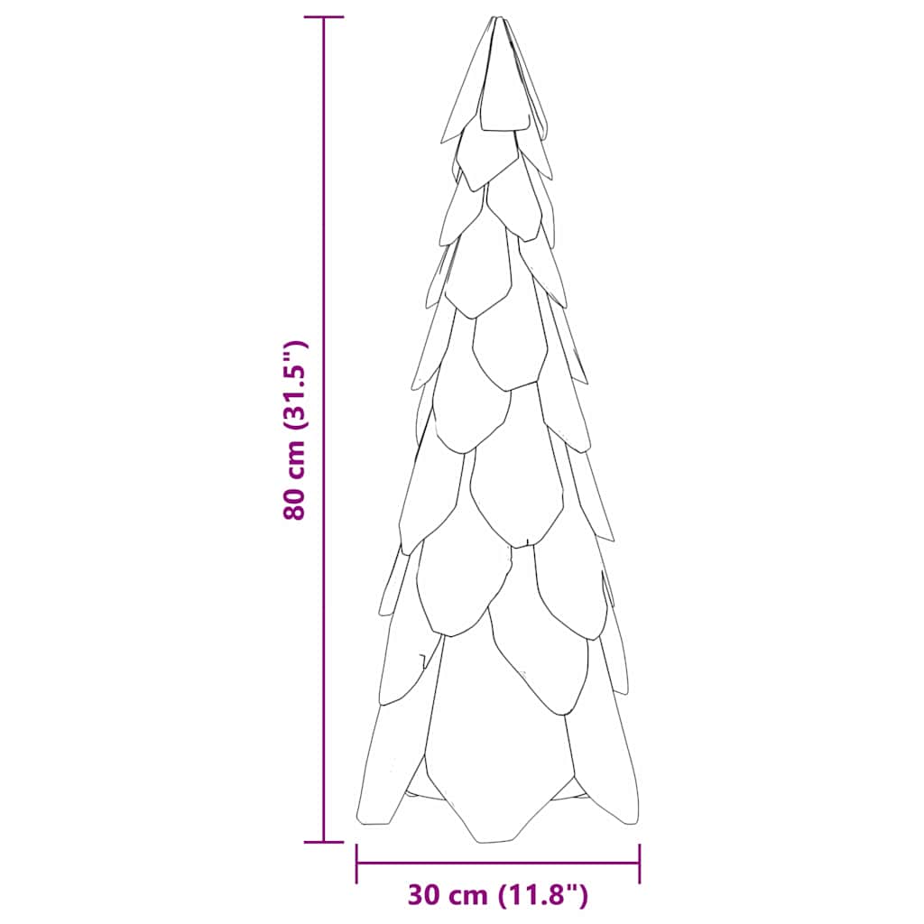 Kerstboom met standaard Bruin 80 cm Massief teakhout is nu te koop bij PeponiXL, paradijselijk wonen!