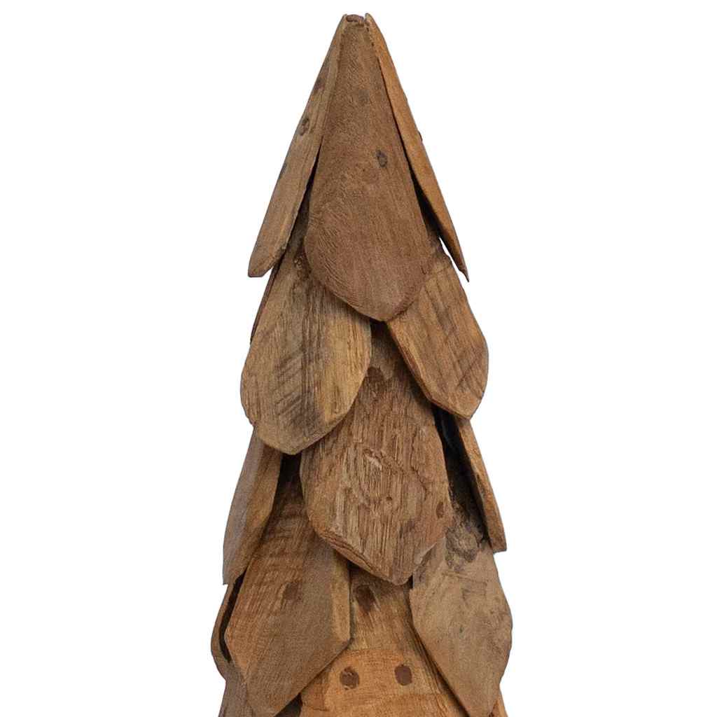 Kerstboom met standaard Bruin 111 cm Massief teakhout is nu te koop bij PeponiXL, paradijselijk wonen!