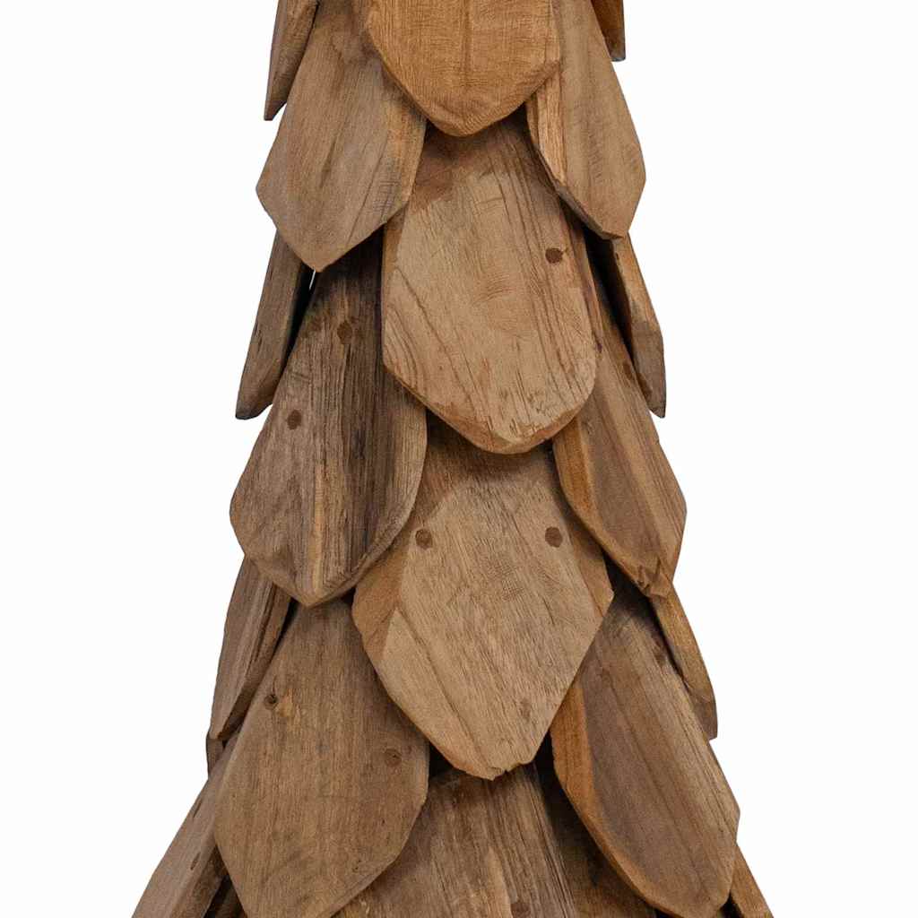 Kerstboom met standaard Bruin 111 cm Massief teakhout is nu te koop bij PeponiXL, paradijselijk wonen!