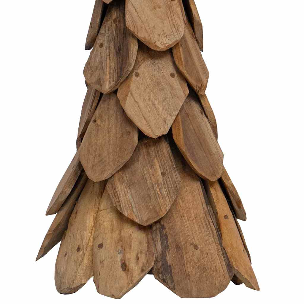 Kerstboom met standaard Bruin 111 cm Massief teakhout is nu te koop bij PeponiXL, paradijselijk wonen!