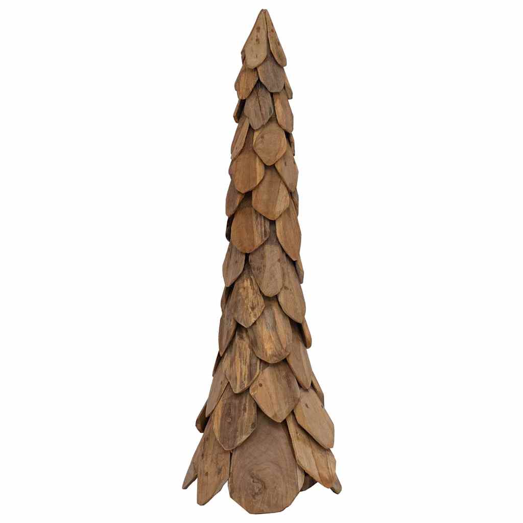 Kerstboom met standaard Bruin 111 cm Massief teakhout is nu te koop bij PeponiXL, paradijselijk wonen!