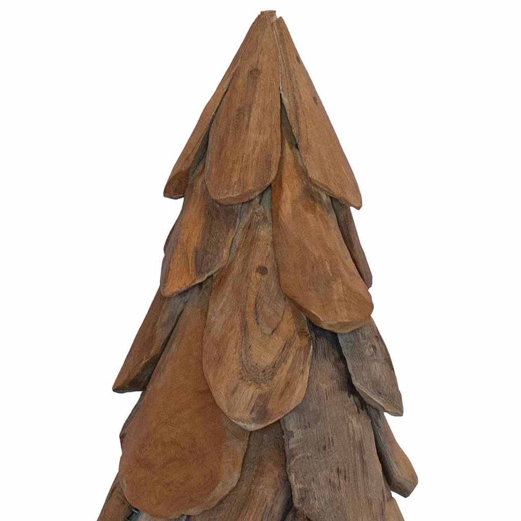 Kerstboom met standaard Bruin 91 cm Massief teakhout is nu te koop bij PeponiXL, paradijselijk wonen!
