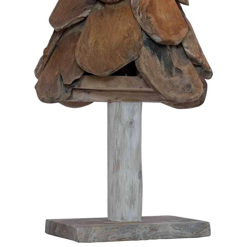 Kerstboom met standaard Bruin 91 cm Massief teakhout is nu te koop bij PeponiXL, paradijselijk wonen!