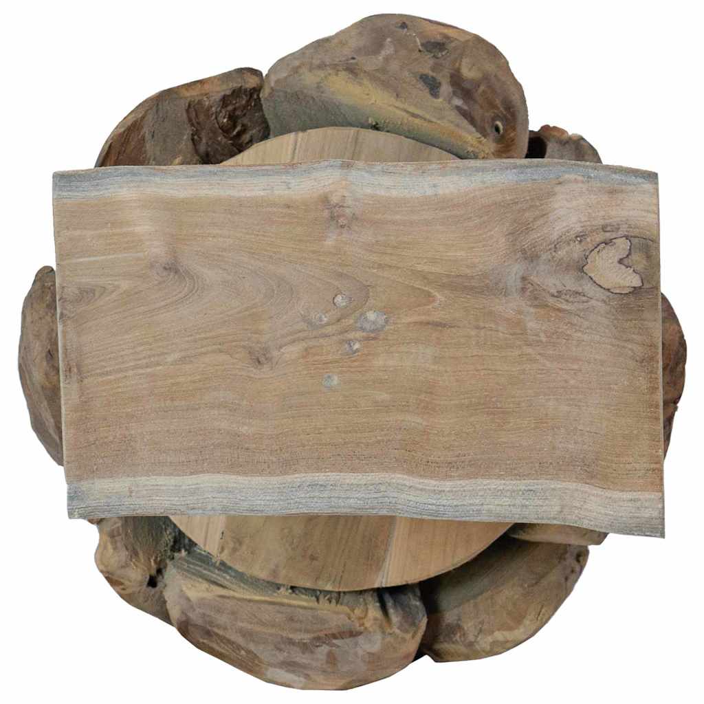 Kerstboom met standaard Bruin 91 cm Massief teakhout is nu te koop bij PeponiXL, paradijselijk wonen!