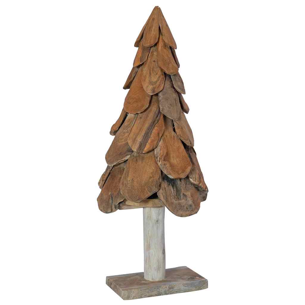 Kerstboom met standaard Bruin 91 cm Massief teakhout is nu te koop bij PeponiXL, paradijselijk wonen!