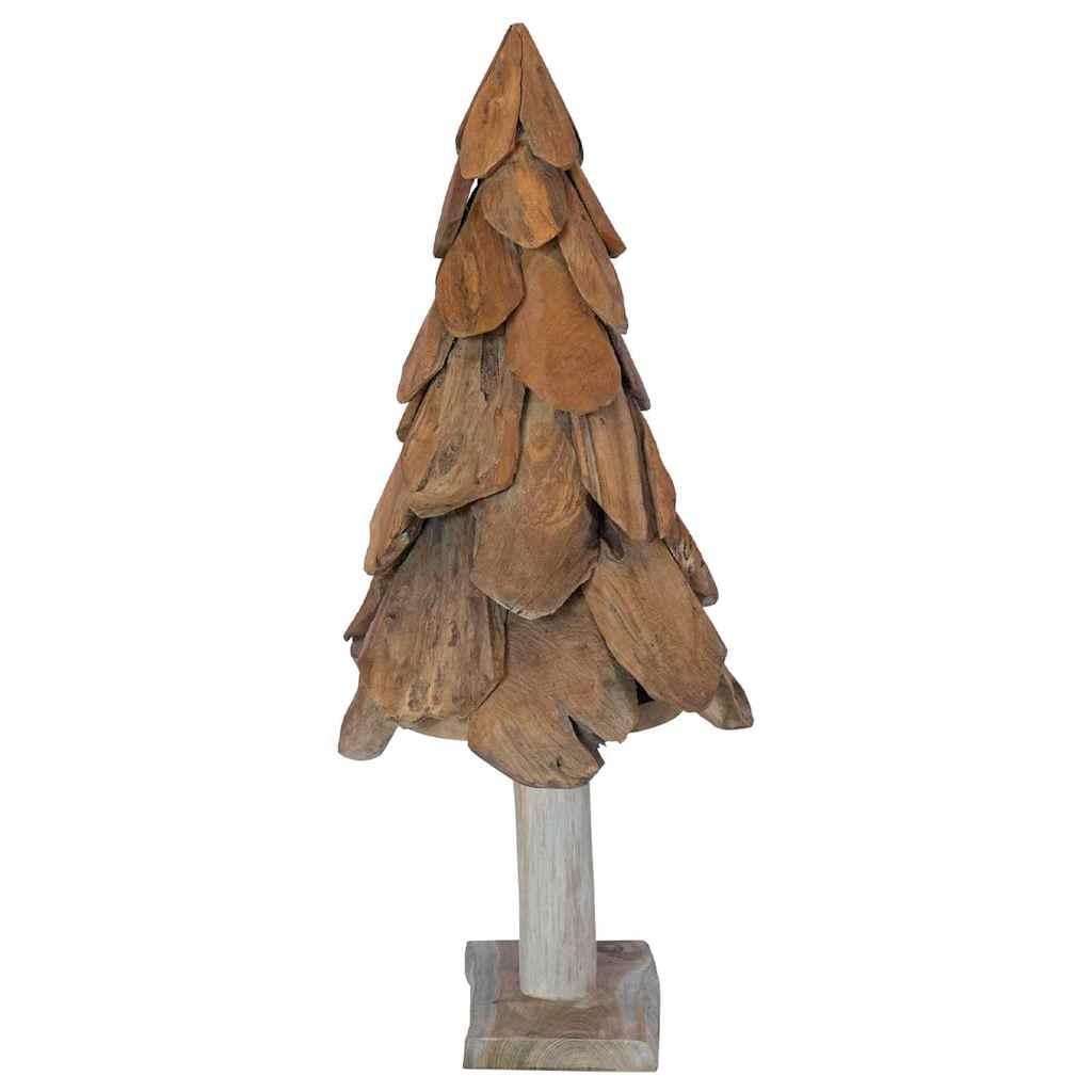 Kerstboom met standaard Bruin 91 cm Massief teakhout is nu te koop bij PeponiXL, paradijselijk wonen!