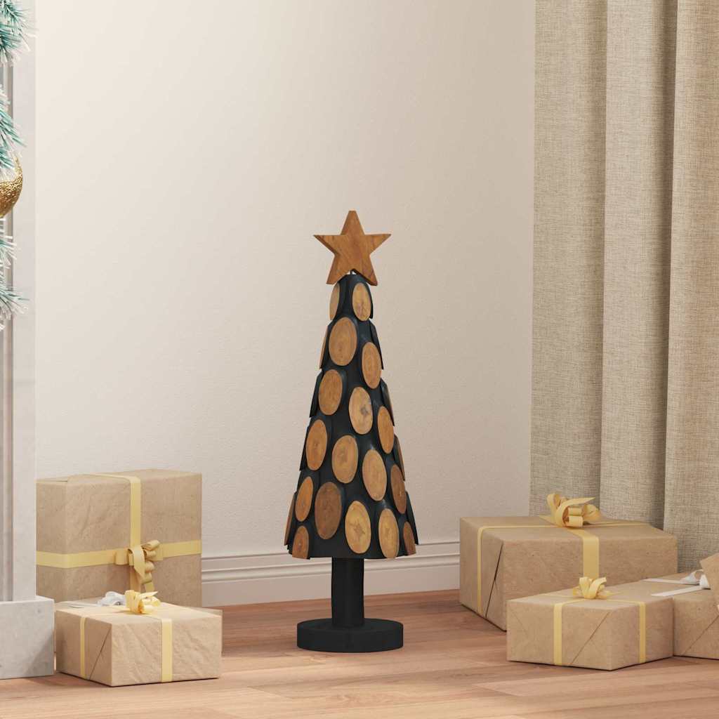 Kerstboom met standaard Bruin 61 cm Massief teakhout is nu te koop bij PeponiXL, paradijselijk wonen!