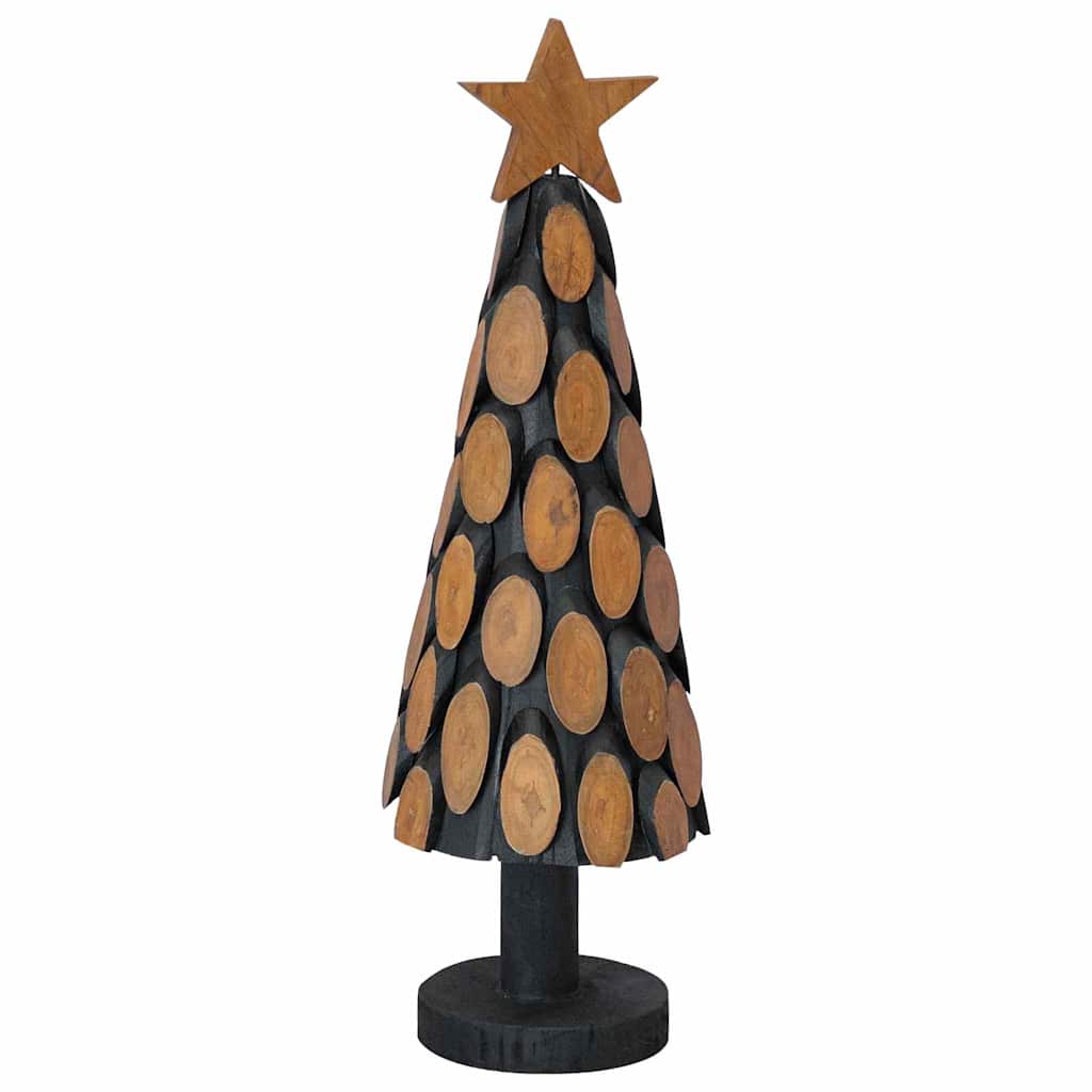 Kerstboom met standaard Bruin 61 cm Massief teakhout is nu te koop bij PeponiXL, paradijselijk wonen!