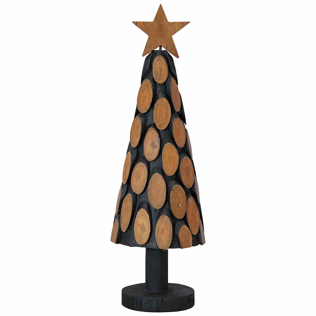 Kerstboom met standaard Bruin 61 cm Massief teakhout is nu te koop bij PeponiXL, paradijselijk wonen!