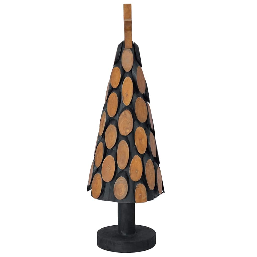 Kerstboom met standaard Bruin 61 cm Massief teakhout is nu te koop bij PeponiXL, paradijselijk wonen!