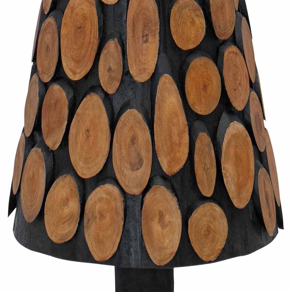 Kerstboom met standaard Bruin 120 cm Massief teakhout is nu te koop bij PeponiXL, paradijselijk wonen!