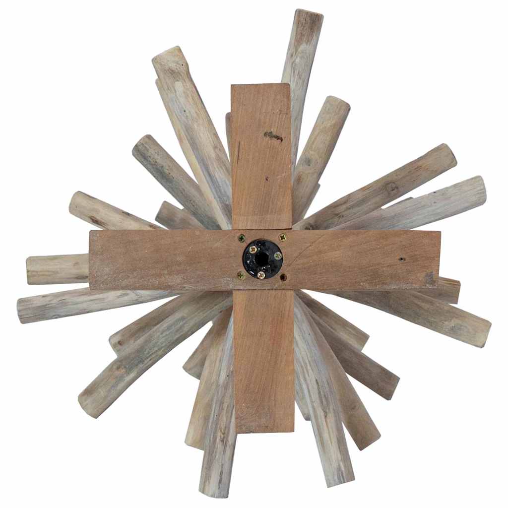 Kerstboom met standaard Bruin 90 cm Massief teakhout is nu te koop bij PeponiXL, paradijselijk wonen!