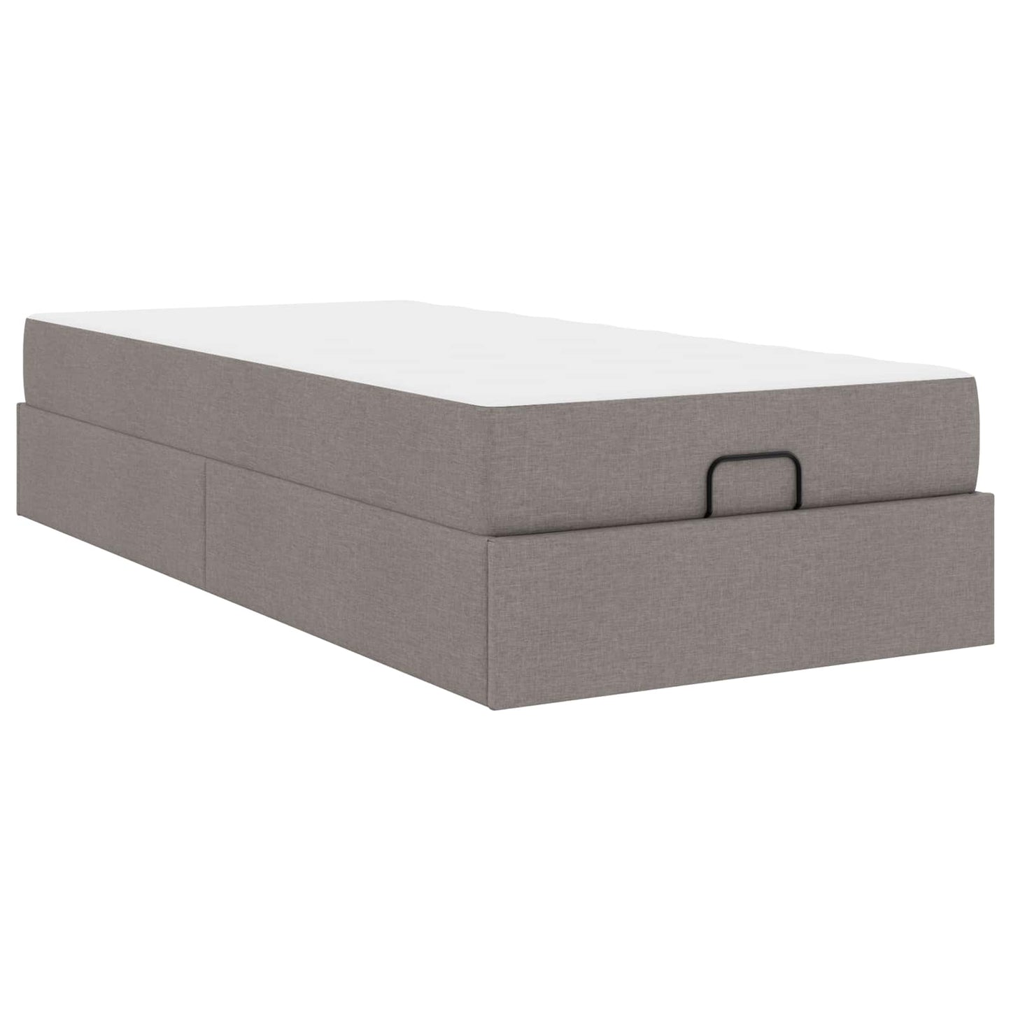 Bedframe met matras 2 pcs Taupe Stof is nu te koop bij PeponiXL, paradijselijk wonen!