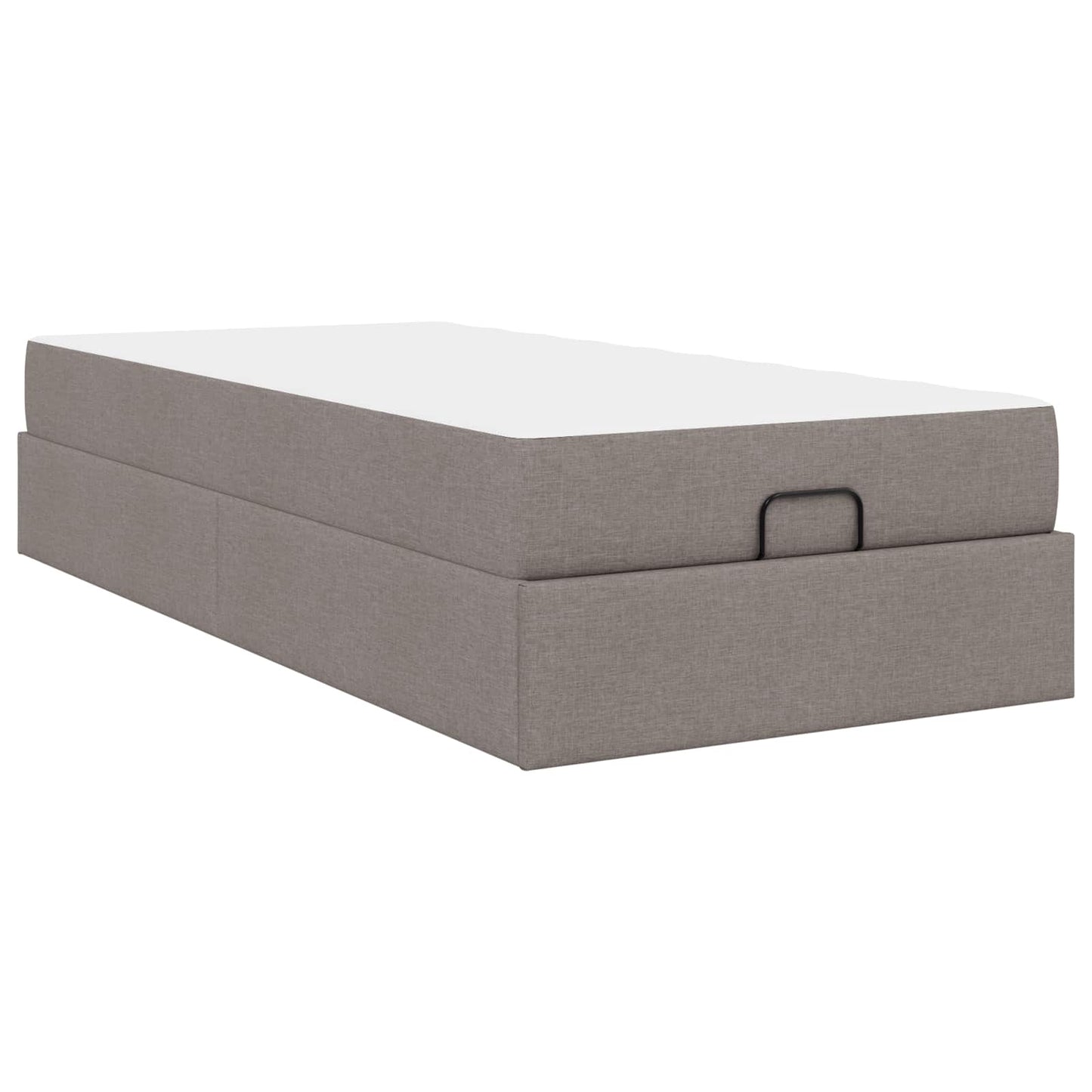 Bedframe met matras 2 pcs Taupe Stof is nu te koop bij PeponiXL, paradijselijk wonen!