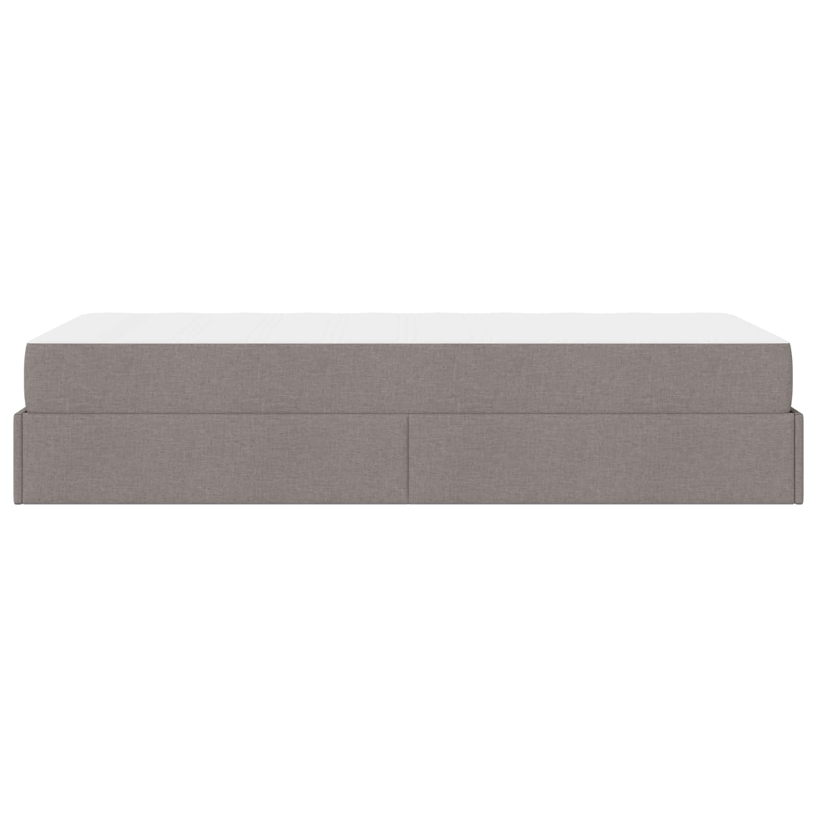 Bedframe met matras 2 pcs Taupe Stof is nu te koop bij PeponiXL, paradijselijk wonen!
