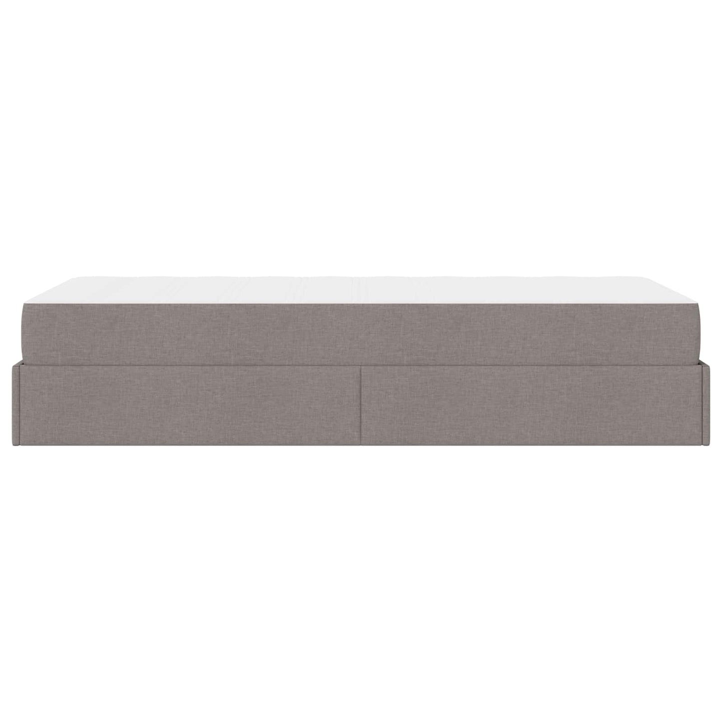 Bedframe met matras 2 pcs Taupe Stof is nu te koop bij PeponiXL, paradijselijk wonen!