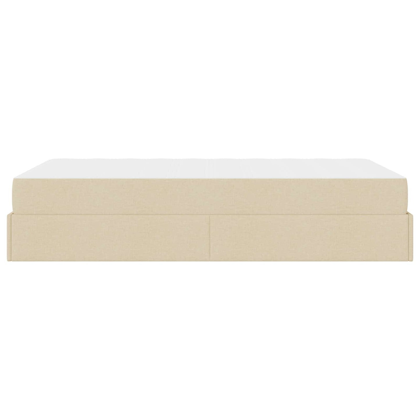 Bedframe met matras 2 pcs Crème Stof is nu te koop bij PeponiXL, paradijselijk wonen!