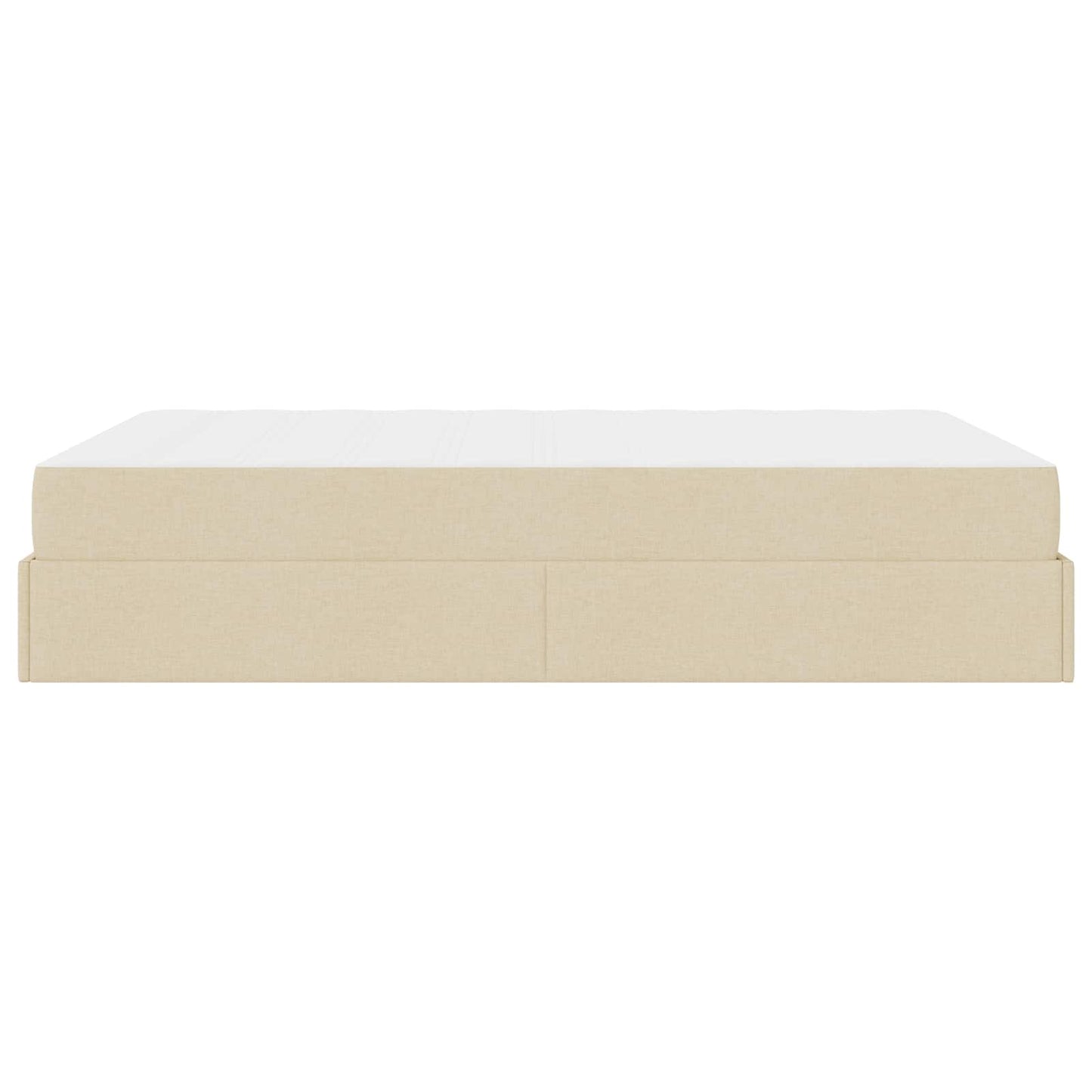 Bedframe met matras 2 pcs Crème Stof is nu te koop bij PeponiXL, paradijselijk wonen!
