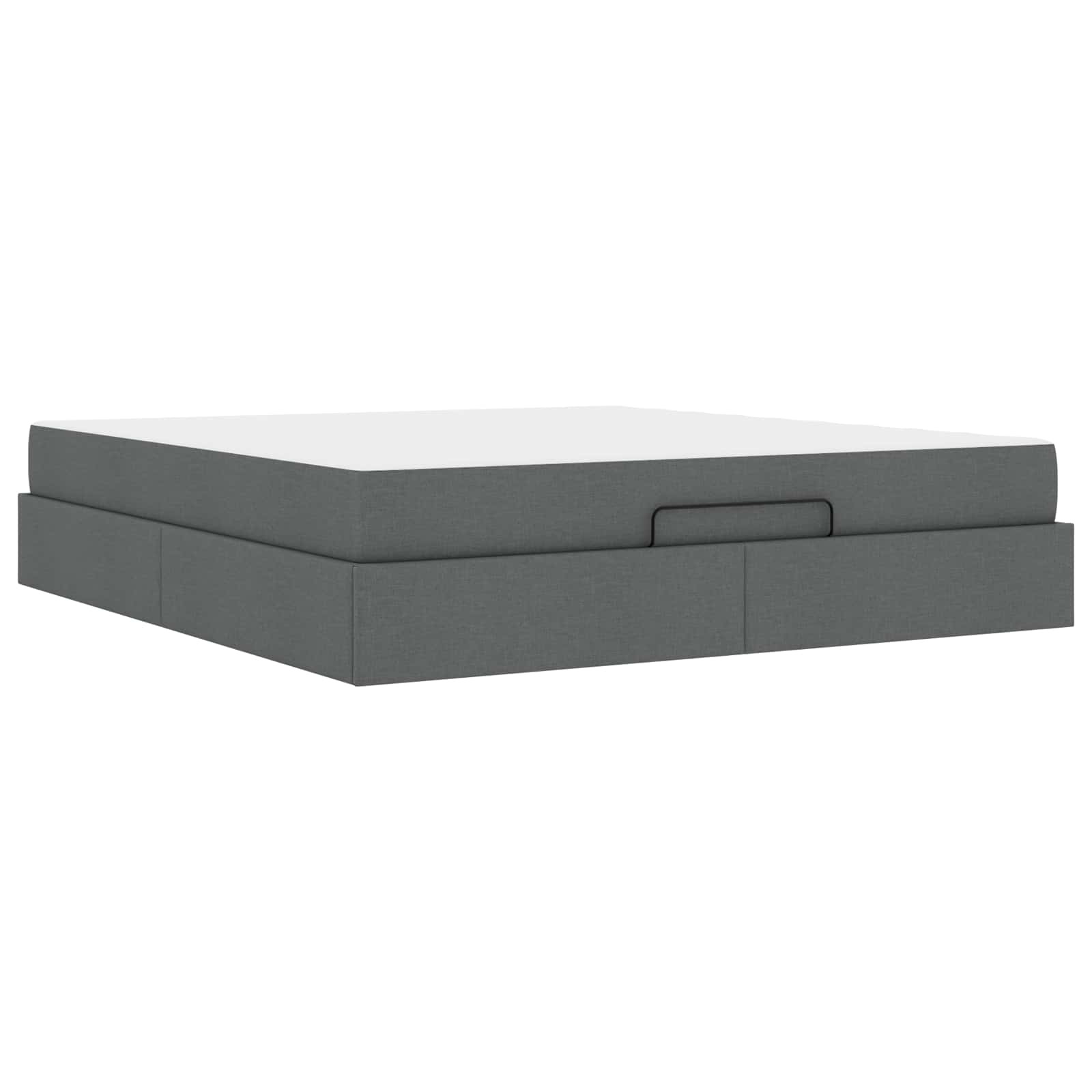 Bedframe met matras 2 pcs Dim Grijs Stof is nu te koop bij PeponiXL, paradijselijk wonen!