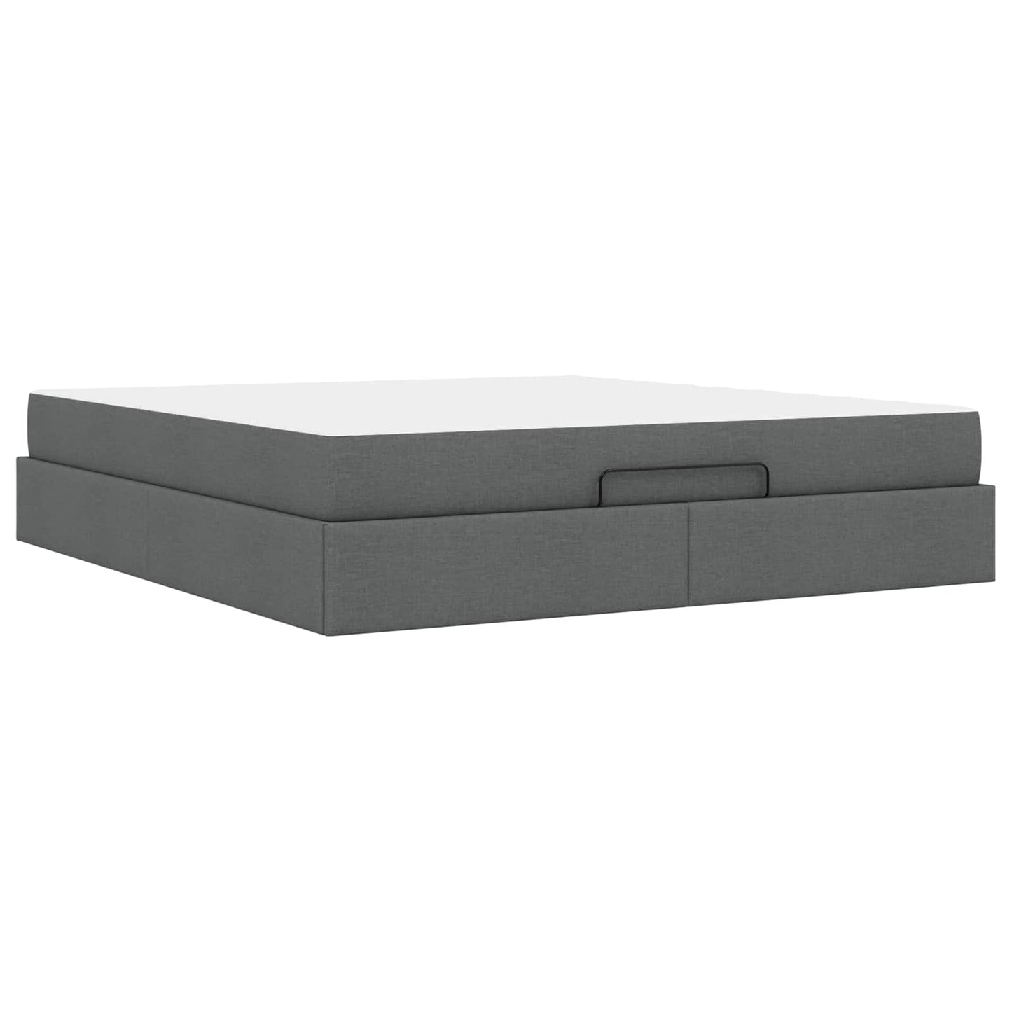 Bedframe met matras 2 pcs Dim Grijs Stof is nu te koop bij PeponiXL, paradijselijk wonen!