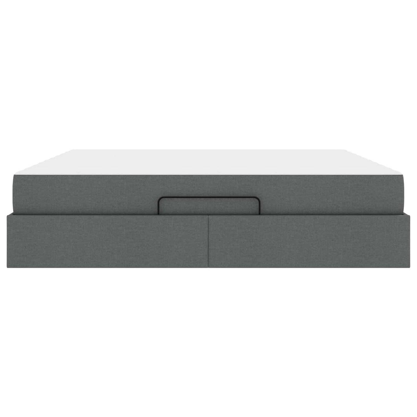 Bedframe met matras 2 pcs Dim Grijs Stof is nu te koop bij PeponiXL, paradijselijk wonen!