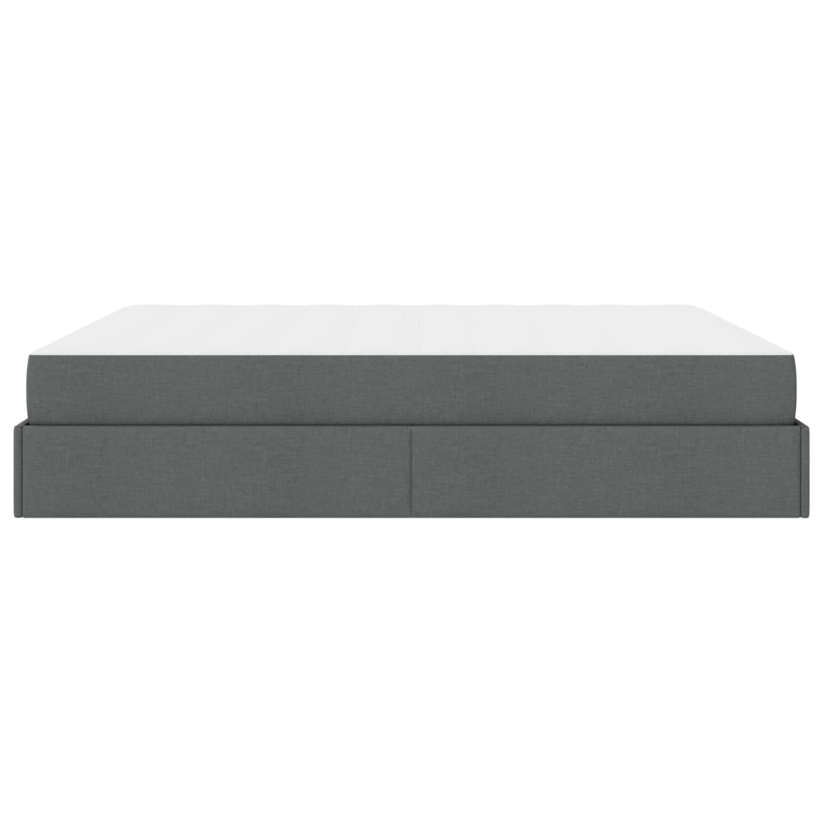 Bedframe met matras 2 pcs Dim Grijs Stof is nu te koop bij PeponiXL, paradijselijk wonen!