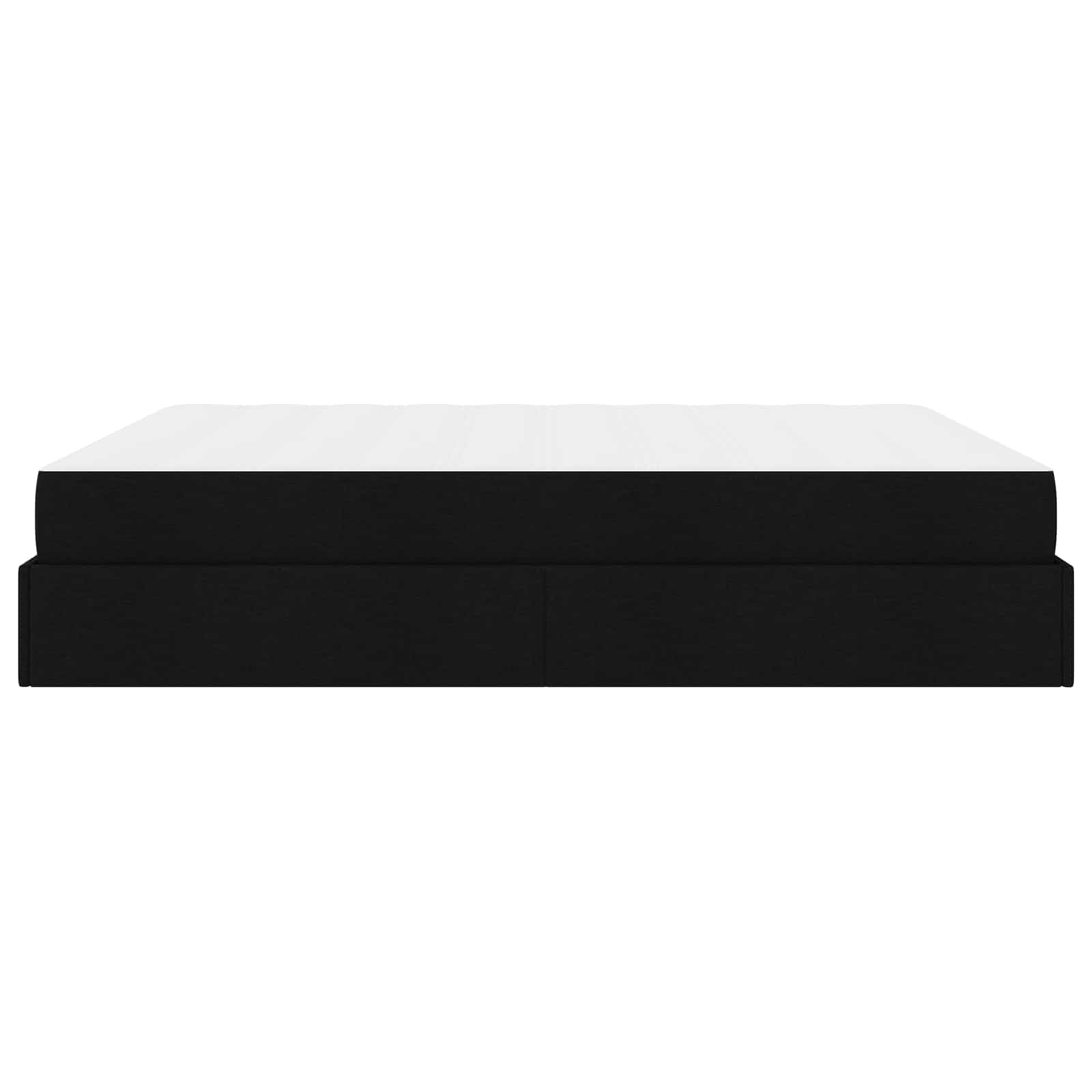 Bedframe met matras met matras 2 pcs Zwart Stof is nu te koop bij PeponiXL, paradijselijk wonen!