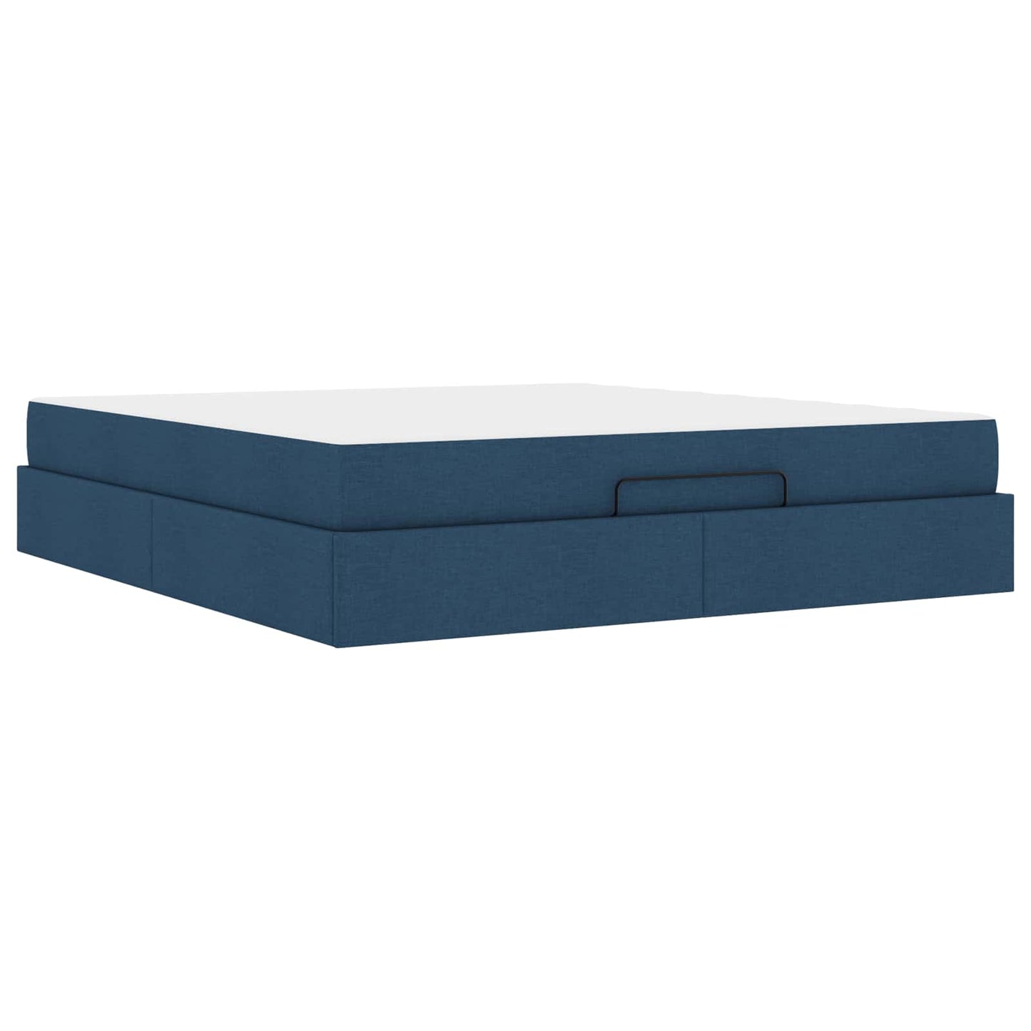 Bedframe met matras 2 pcs Blauw Stof is nu te koop bij PeponiXL, paradijselijk wonen!