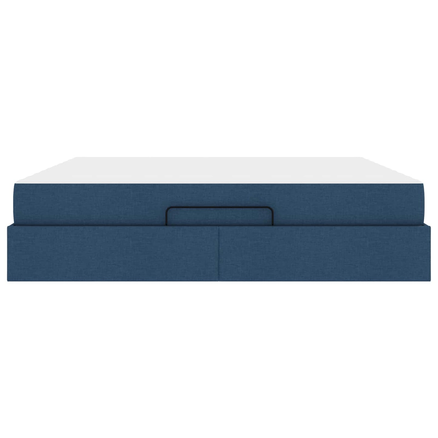 Bedframe met matras 2 pcs Blauw Stof is nu te koop bij PeponiXL, paradijselijk wonen!