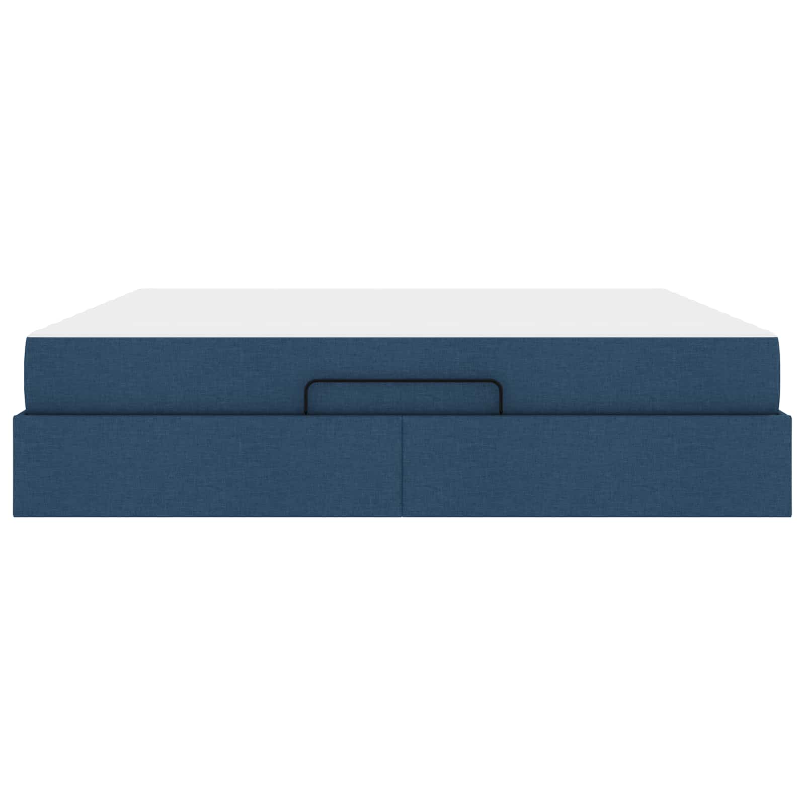 Bedframe met matras 2 pcs Blauw Stof is nu te koop bij PeponiXL, paradijselijk wonen!