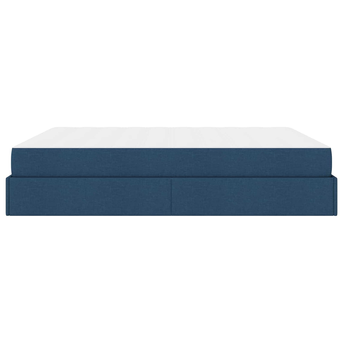 Bedframe met matras 2 pcs Blauw Stof is nu te koop bij PeponiXL, paradijselijk wonen!