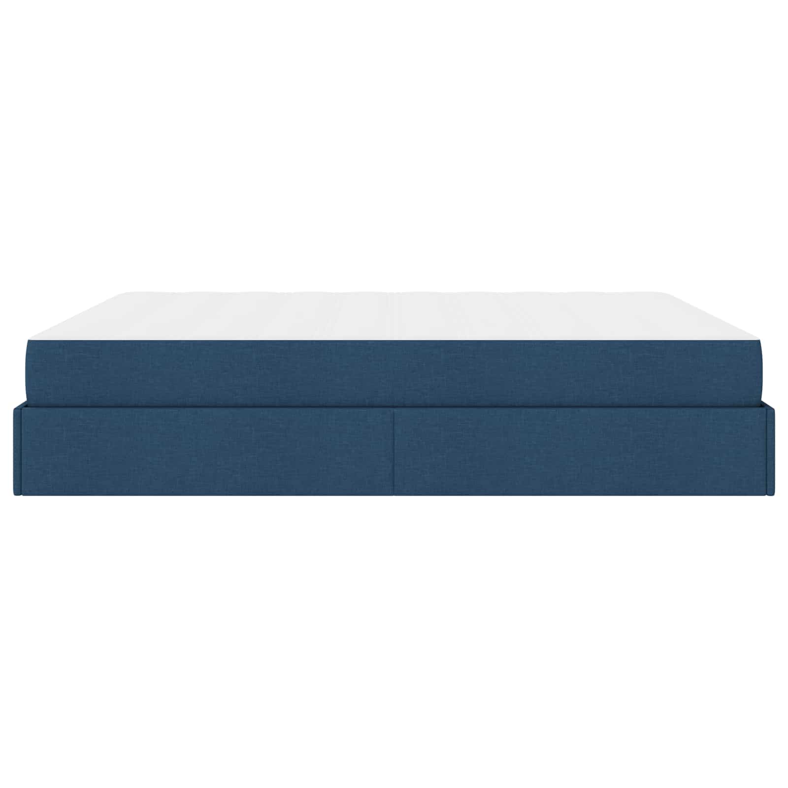 Bedframe met matras 2 pcs Blauw Stof is nu te koop bij PeponiXL, paradijselijk wonen!