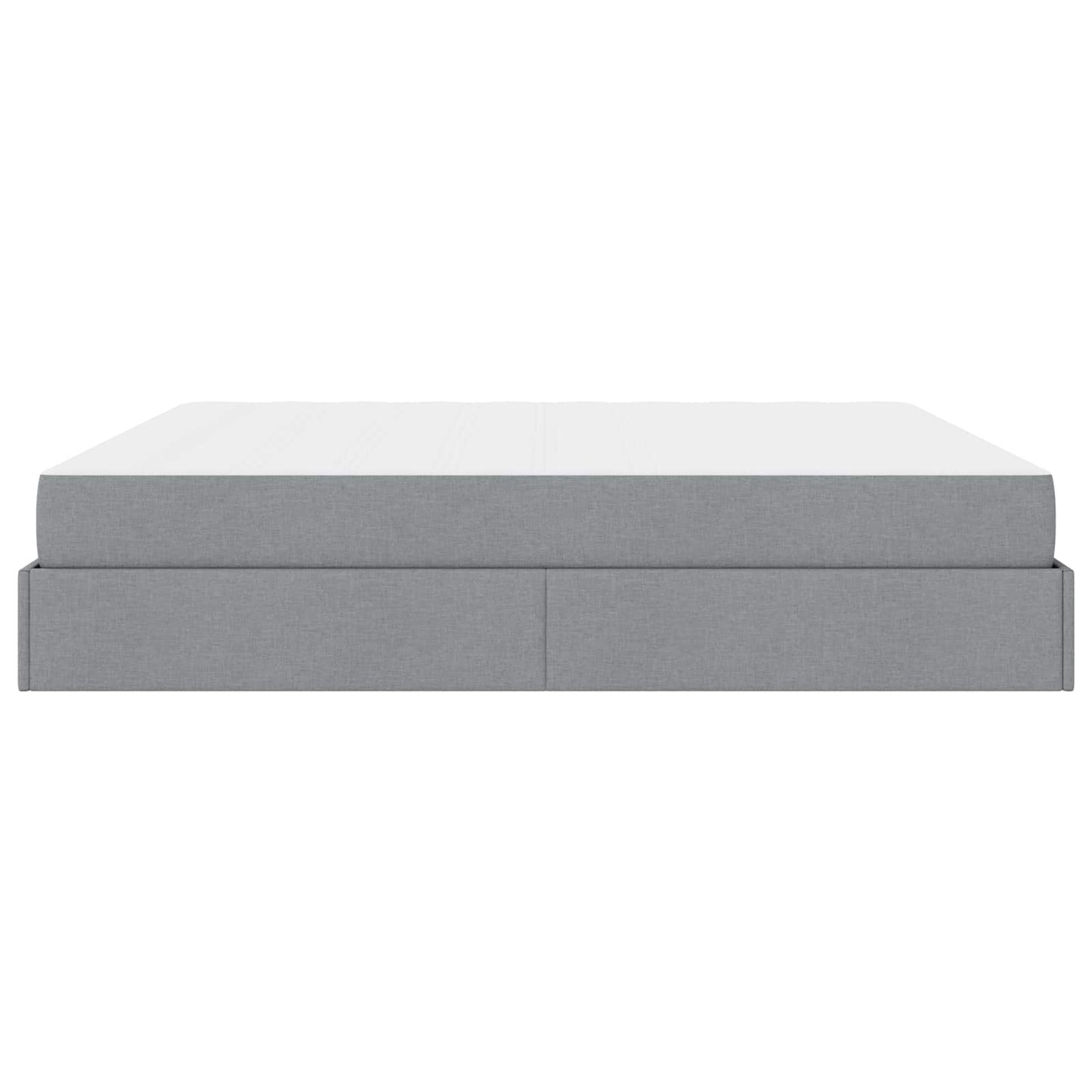 Bedframe met matras met matras 2 pcs Lichtgrijs Stof is nu te koop bij PeponiXL, paradijselijk wonen!